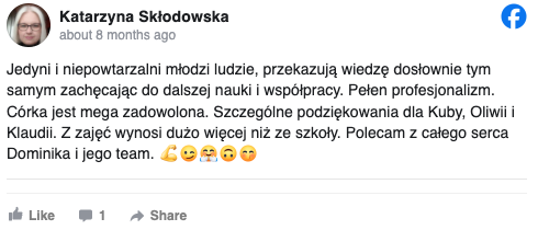 Opinia – Katarzyna Skłodowska