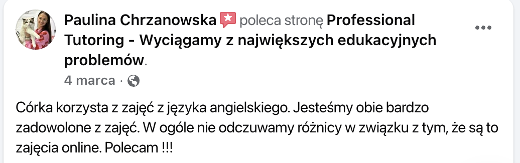 Opinia – Paulina Chrzanowska